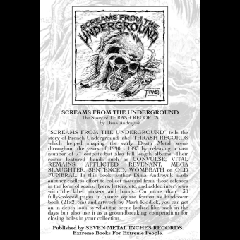 SCREAMS FROM THE UNDERGROUND The Story of Thrash Records BOOK , PRE-ORDER